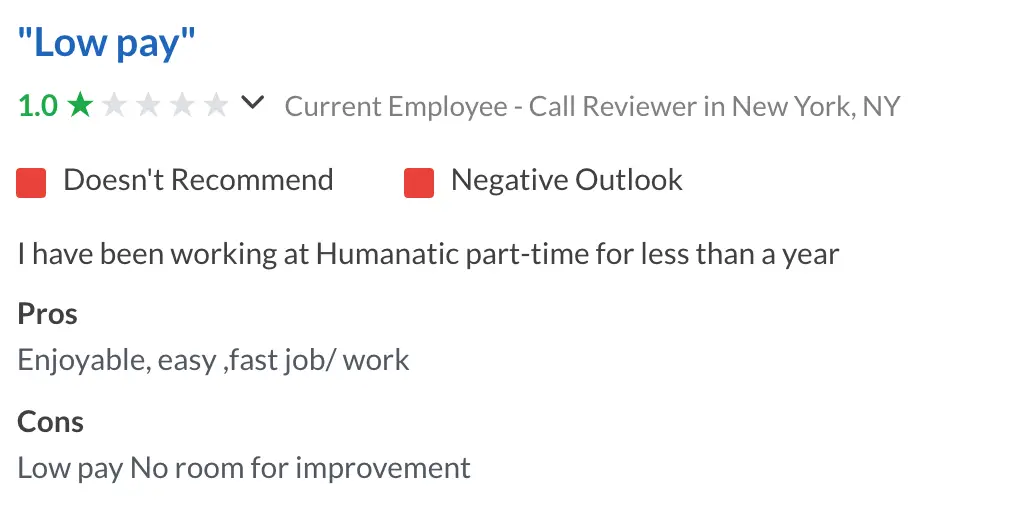 humanatic bad review