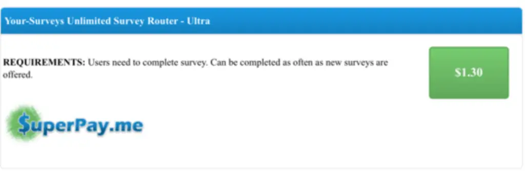 superpay.me surveys
